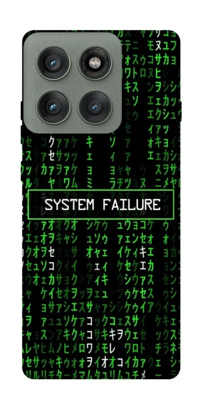 Чохол на Motorola Edge 60 Pro Matrix system failure фото 1 з 1