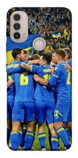 Чехол на Motorola Moto E40 Сборная Украины v3 фото 1 из 1
