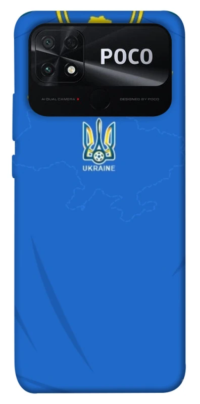 Чехол на Xiaomi Poco C40 UA-Football ver.4 фото 1 из 1