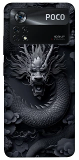 Чехол на Xiaomi Poco X4 Pro 5G black dragon фото 1 из 1