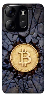 Чехол на Tecno Spark Go 2023 Bitcoin cracks фото 1 из 1