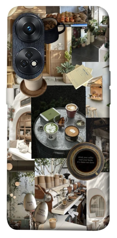 Чохол на Oppo Reno 8T 4G Coffee collage ver.4 фото 1 з 1