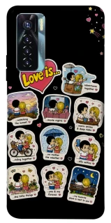 Чехол на TECNO Camon 17 Pro Love is ver.4 фото 1 из 1
