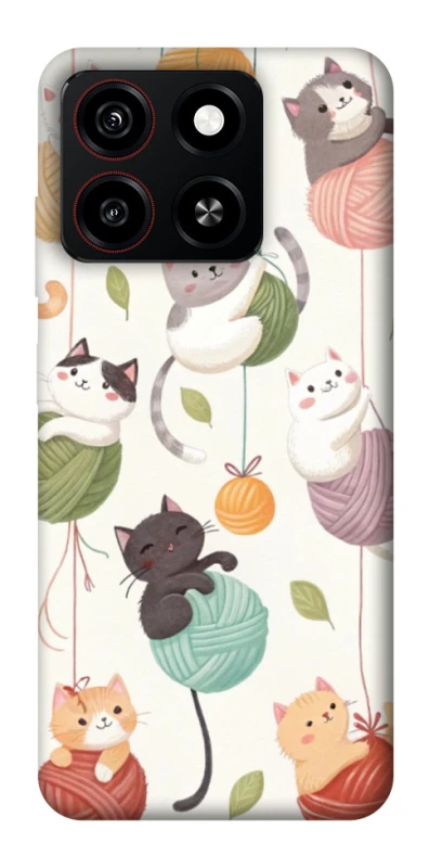 Чохол на ZTE Blade A35 4G Funny Kittens фото 1 з 1