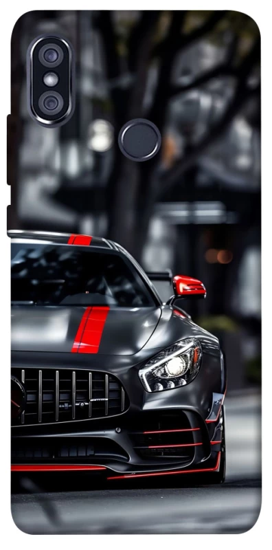 Чехол на Xiaomi Redmi Note 5 Pro / Note 5 (AI Dual Camera) Black Mercedes фото 1 из 1