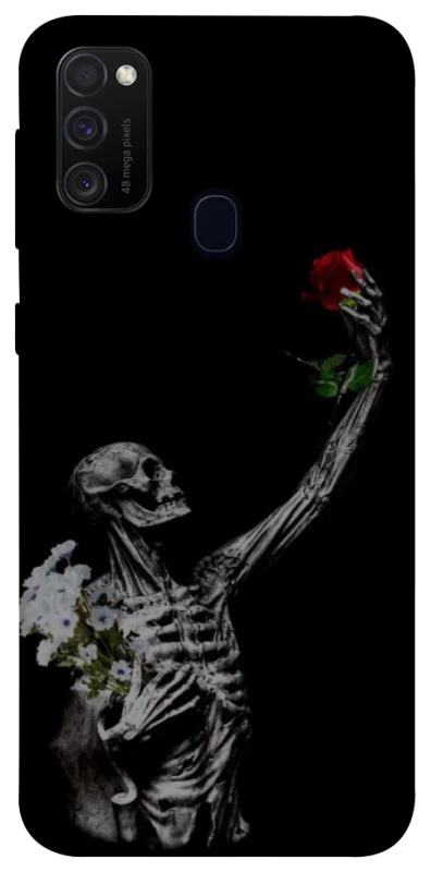 Чехол на Samsung Galaxy M30s / M21 Skeleton vs Rose фото 1 из 1