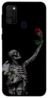 Чехол на Samsung Galaxy M30s / M21 Skeleton vs Rose фото 1 из 1