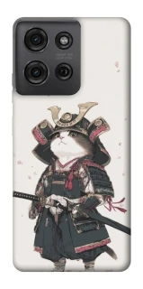 Чохол на Motorola Moto G75 Samurai Cat Warrior фото 1 з 1