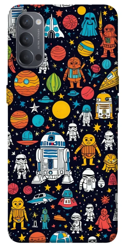 Чохол на Oppo Reno 4 Star Wars background ver.2 фото 1 з 1