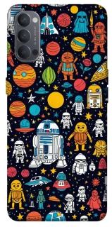 Чехол на Oppo Reno 4 Star Wars background ver.2 фото 1 из 1