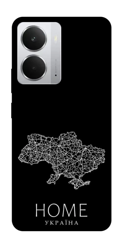 Чехол на Realme 14 Ukraine black map фото 1 из 1