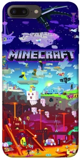 Чехол на Apple iPhone 7 plus / 8 plus Minecraft world фото 1 из 1