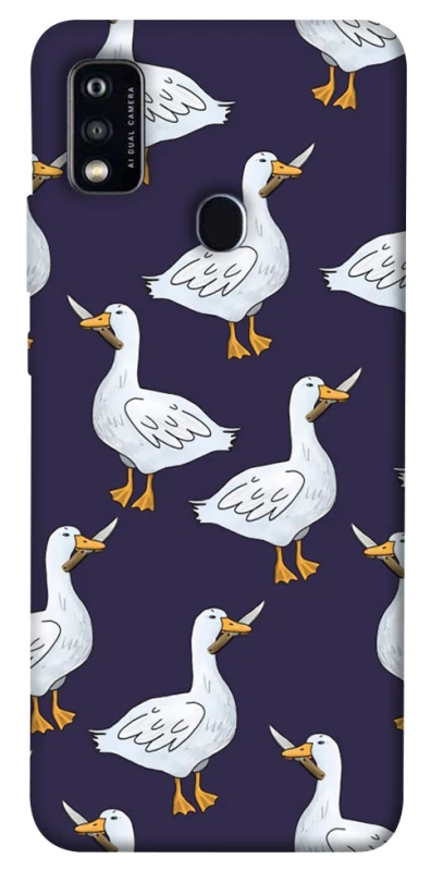 Чохол на ZTE Blade A51 Гуси з претензією фото 1 з 1