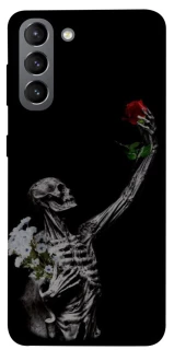 Чехол на Samsung Galaxy S21 Skeleton vs Rose фото 1 из 1