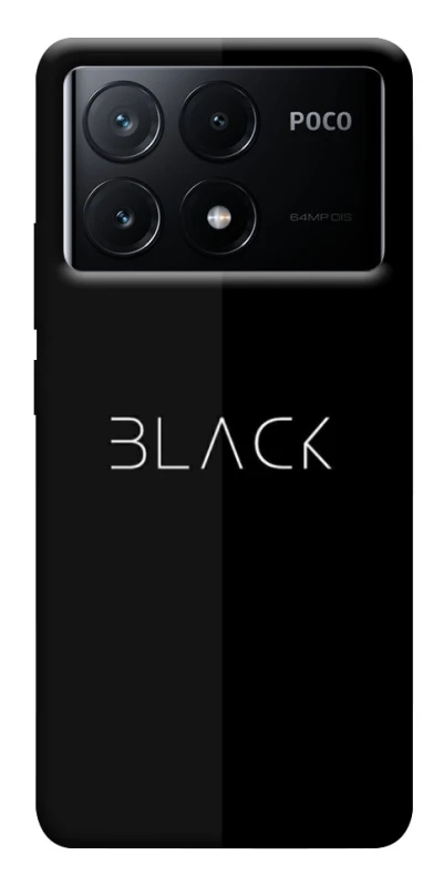 Чехол на Xiaomi Poco X6 Black фото 1 из 1