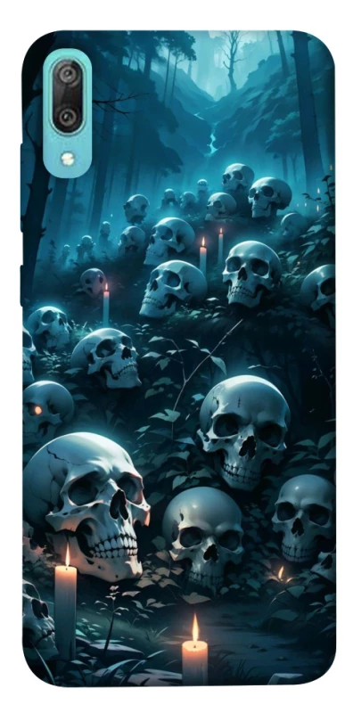Чехол на Huawei Y6 Pro (2019) Skulls v3 фото 1 из 1