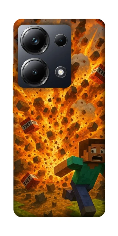 Чохол на Xiaomi Poco M6 Pro 4G Minecraft v7 фото 1 з 1