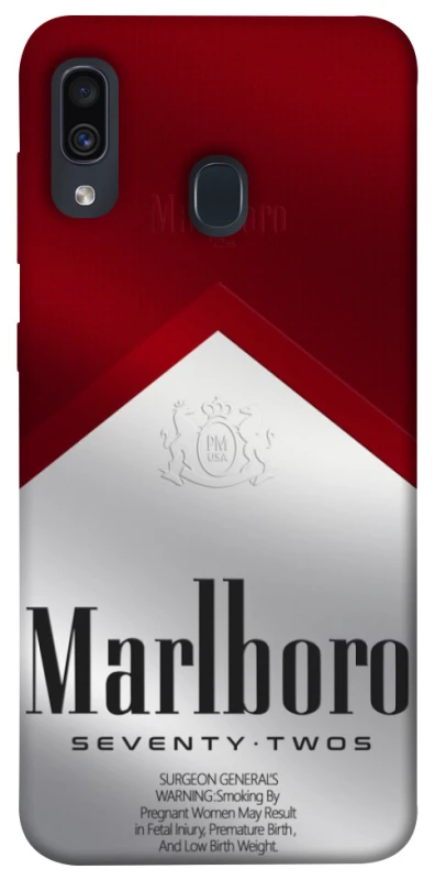 Чохол на Samsung Galaxy A20 / A30 Marlboro фото 1 Чохол на Samsung Galaxy A20 / A30 Marlboro фото 1 з 1