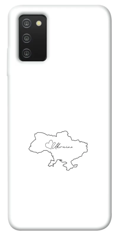 Чохол на Samsung Galaxy A03s Ukraine map фото 1 з 1