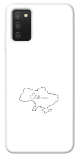 Чохол на Samsung Galaxy A03s Ukraine map фото 1 з 1