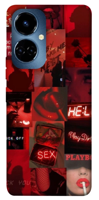 Чехол на TECNO Camon 19 Love collage ver.3 фото 1 из 1