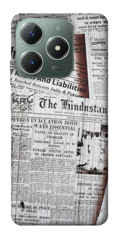 Чехол на Realme C61 Газеты фото 1 из 1