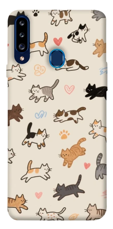 Чохол на Samsung Galaxy A20s Cat style ver.2 фото 1 з 1