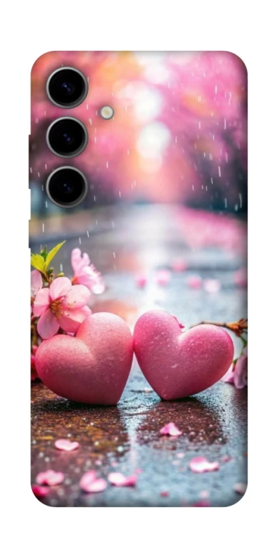 Чехол на Samsung Galaxy S25 Pink heart фото 1 из 1
