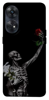 Чохол на Oppo Reno 8T 4G Skeleton vs Rose фото 1 з 1
