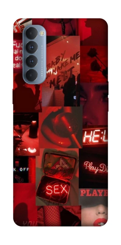 Чехол на Oppo Reno 4 Pro Love collage ver.3 фото 1 из 1