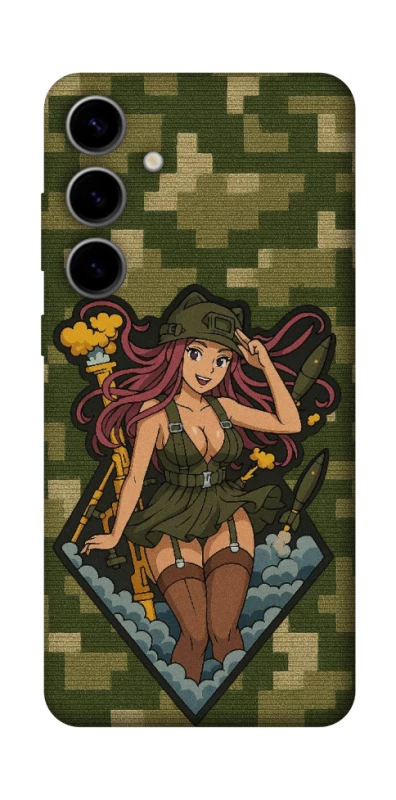 Чохол на Samsung Galaxy S25 Military Waifu фото 1 з 1