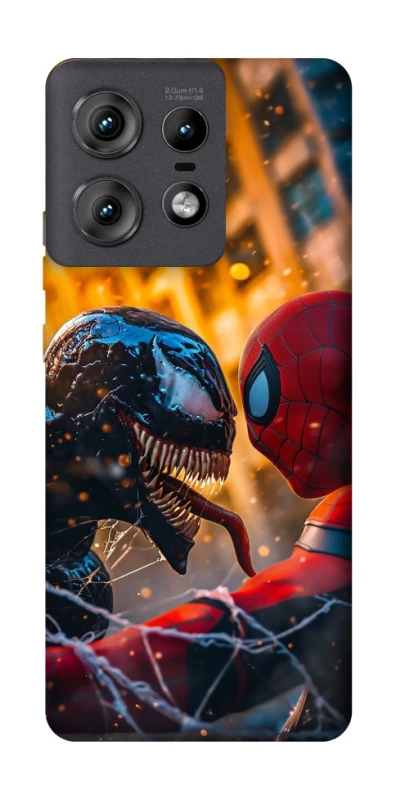 Чохол на Motorola Edge 50 Pro Venom vs Spiderman фото 1 з 1