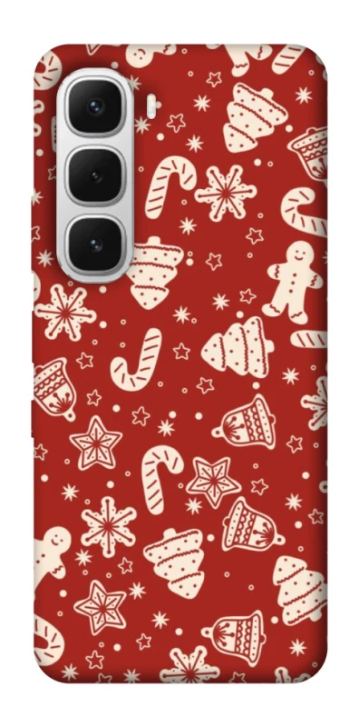 Чехол на Infinix Hot 60i Новогодний v3 фото 1 из 1