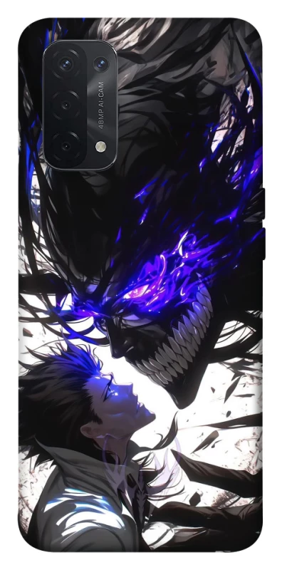 Чехол на Oppo A54 5G / A74 5G Black soul anime фото 1 из 1