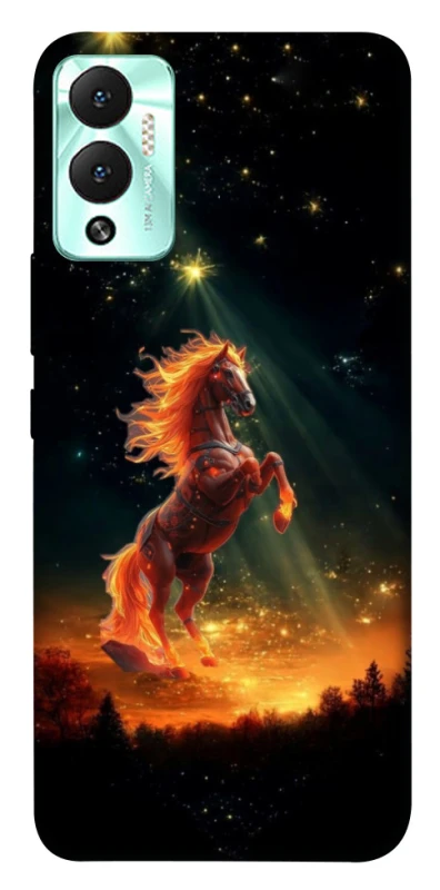 Чохол на Infinix Hot 12 Play Red Fire Horse ver.2 фото 1 з 1