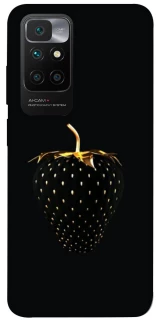 Чохол на Xiaomi Redmi 10 Чорна полуниця фото 1 з 1