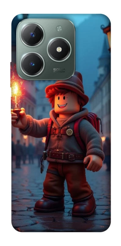 Чохол на Realme C61 Roblox Fire Logo Blue Flames фото 1 з 1