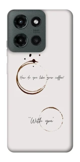 Чехол на Motorola Moto G Power (2025) Coffee with you фото 1 из 1