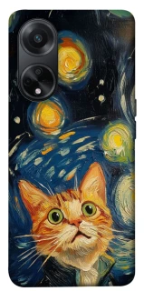 Чохол на Oppo A98 paint cat фото 1 з 1