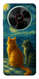 Чехол на ZTE Nubia V70 Max Cats under the stars фото 1 Чехол на ZTE Nubia V70 Max Cats under the stars фото 1 из 1