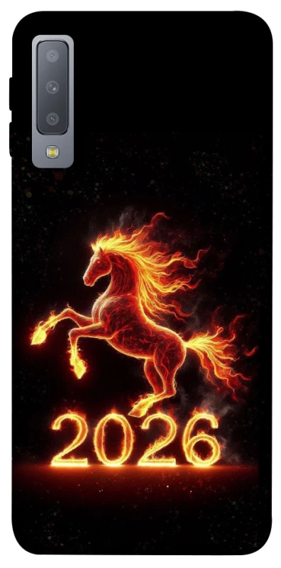 Чохол на Samsung A750 Galaxy A7 (2018) Red Fire Horse ver.1 фото 1 з 1