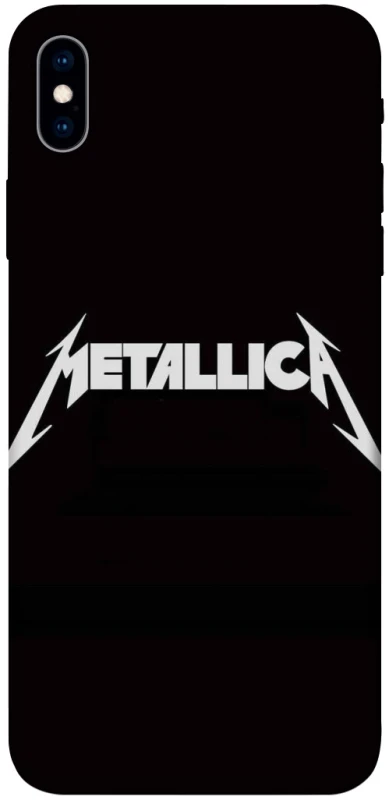 Чохол на Apple iPhone XS Max (6.5") Metallica logo фото 1 з 1