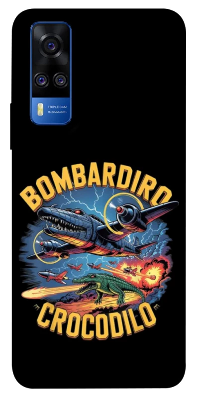 Чохол на Vivo Y51a Bombardino Crocodilo v2 фото 1 з 1