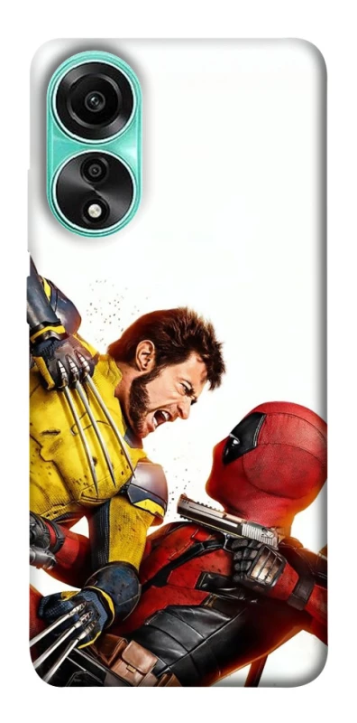 Чохол на Oppo A78 4G Deadpool and Wolverine фото 1 з 1