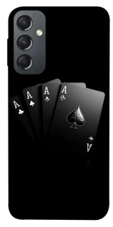 Чехол на Samsung Galaxy A24 4G Black Cards фото 1 из 1
