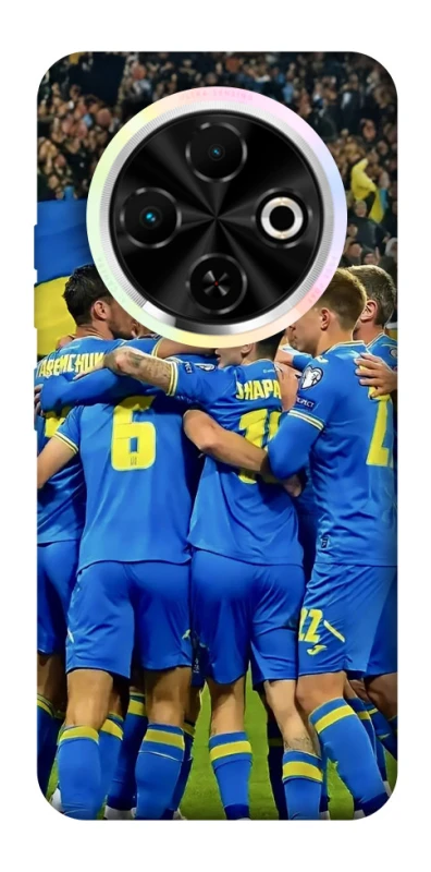 Чехол на TECNO Spark 30C Сборная Украины v3 фото 1 из 1