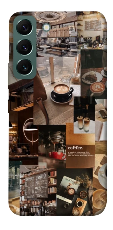 Чехол на Samsung Galaxy S22 Coffee collage ver.2 фото 1 из 1
