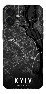 Чехол на Apple iPhone 16 Plus Kyiv map фото 1 из 1