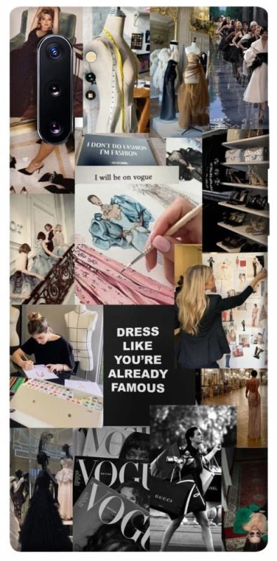 Чехол на Samsung Galaxy Note 10 Plus Fashion collage ver.11 фото 1 из 1