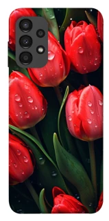 Чохол на Samsung Galaxy A13 4G Червоні тюльпани фото 1 Чохол на Samsung Galaxy A13 4G Червоні тюльпани фото 1 з 1